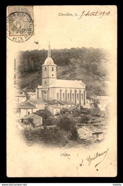 52 - CHEVILLON - L'EGLISE
