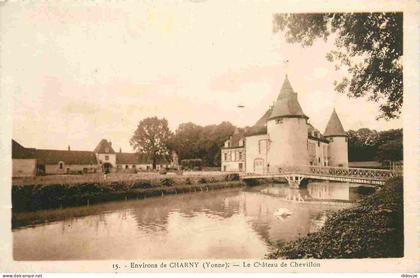 Carte Postale Ancienne - 89 - Chevillon - Environs de Charny - Le Château de Chevillon - CPA - Oblitération de 1942 - Vo