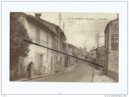 CPA -  Chevillon - Grande Rue -  (Coiffeur, Parfum Forvil )