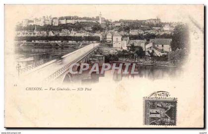 Chinon - Vue Generale - CPA