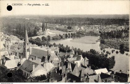 CPA Chinon vue generale