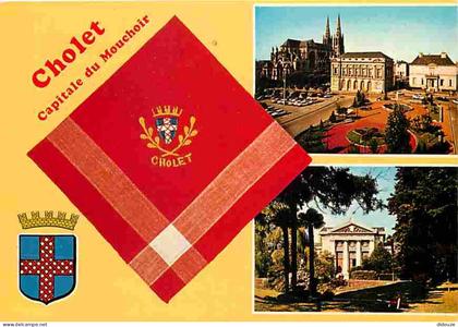 Carte Postale - 49 - Cholet - Capitale du Mouchoir - Multivues - Blasons - Flamme Postale de Cholet - CPM - Voir Scans R