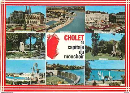 Carte Postale - 49 - Cholet - Capitale du Mouchoir - Multivues - Flamme Postale de Cholet - CPM - Voir Scans Recto-Verso