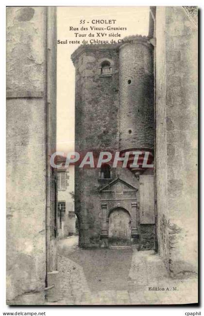 CPA Cholet Rue Des Vieux Greniers