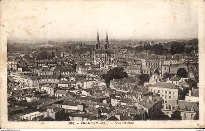 CPA Cholet Vue Aerienne
