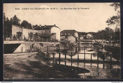 CPA Cirey-sur-Vezouze, Le Barrage sur la Vezouze