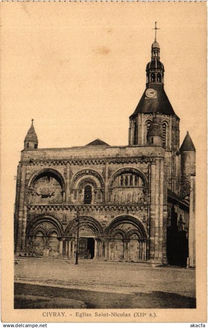 CPA CIVRAY - Portail de l'Église (365869)