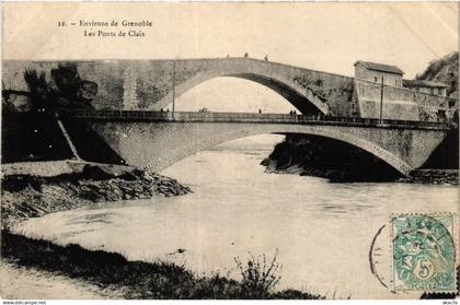 CPA Env. de Granoble - Les Ponts de CLAIX (434224)
