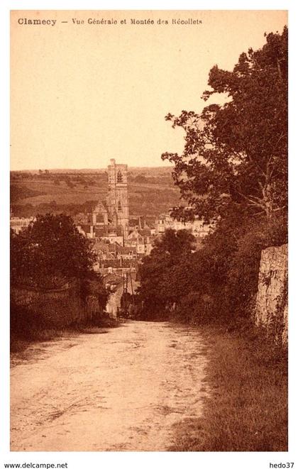 Clamecy - Vue générale et Montée des Récollets