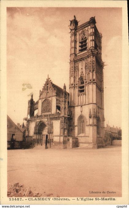 CPA Clamecy L'Eglise St Martin