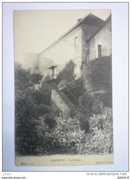 CLEFMONT  (Haute-Marne)  :  Le  CHÂTEAU   1908