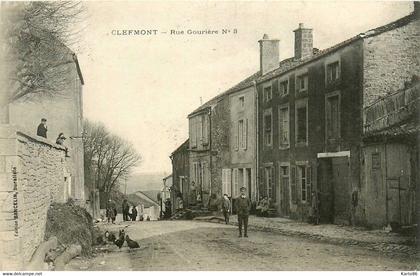 clefmont * rue gourrière n°3 * villageois