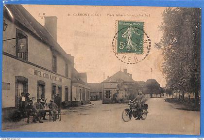 18 - Cher - Clémont - Hotel Croix Blanche (N12855)