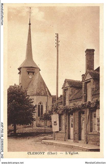 AXPP10-0898-18 - CLEMONT - L'église
