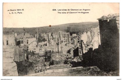 Clermont en Argonne - Ruines