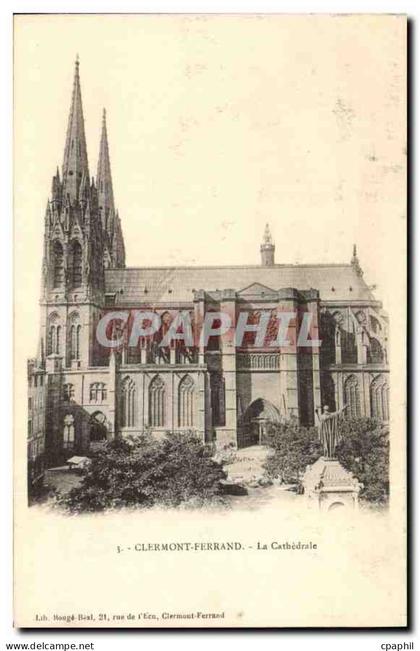 CPA Clermont Ferrand La Cathedrale