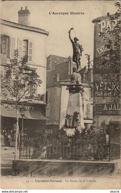 CPA Clermont Ferrand Statue de la Liberte (1238192)