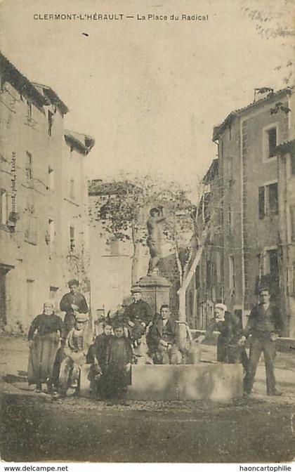 Clermont L'Herault  place du radical