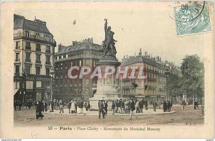 CPA PARIS-PLACE CLICHY