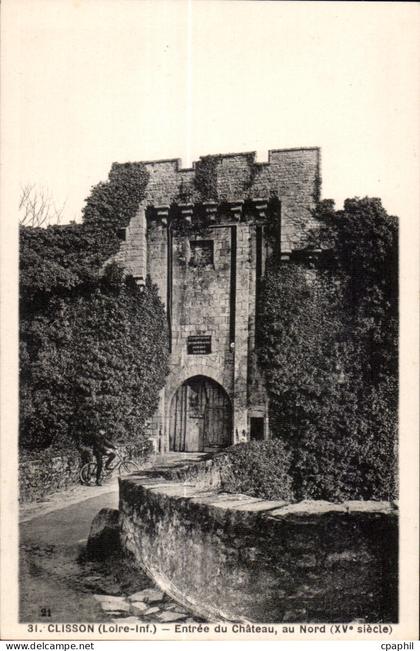 Clisson - Entree du Chateau - CPA