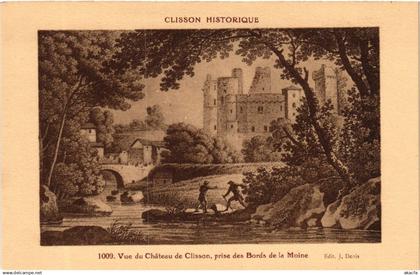 CPA CLISSON Historique Vue de Chateau de CLISSON prise de Bords de (587511)