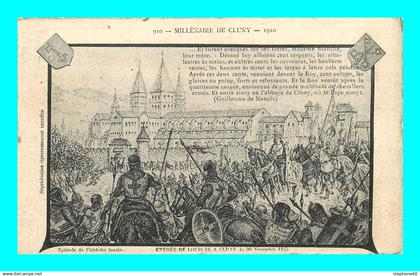 a889 / 443 71 - CLUNY Millenaire de CLUNY 1918