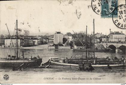 CPA COGNAC faubourg Saint-Jacques
