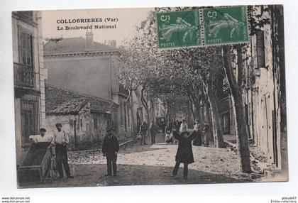 COLLOBRIERES (83) - LE BOULEVARD NATIONAL