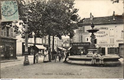 Colombes CPA La place de la mairie