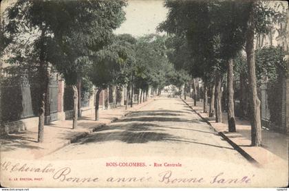 CPA Bois Colombes Rue Centrale