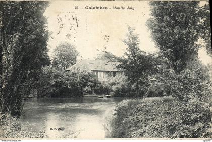 CPA Colombes Moulin Joly