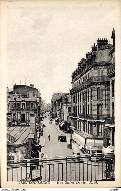 CPA Colombes Rue Saint Denis