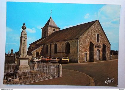 ► Cpm COLOMBEY les DEUX EGLISES  Eglises automobilesSimca Talbot  R5