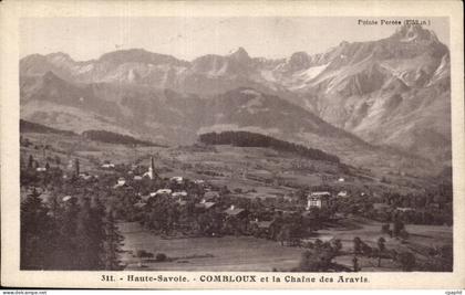 Combloux - Chaine des Aravis - CPA