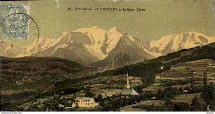 CPA Combloux Et Le Mont Blanc