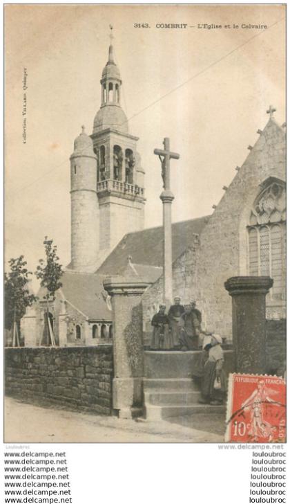 COMBRIT SAINTE MARINE EGLISE ET CALVAIRE