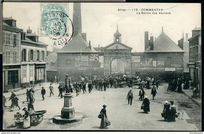 Carte Postale - France - Commentry - La Sortie des Ateliers (CP28133)
