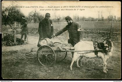 Cartes Postales - Militaria - Conchy les Pots - Bouc trouvé à Beuvraignes (CP28206)