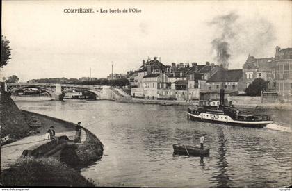 Compiegne CPA Les bords de l'oise