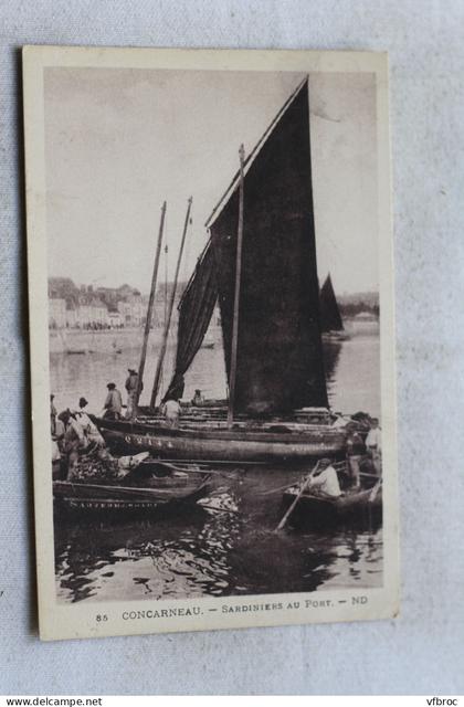 Concarneau, sardiniers au port, Finistère 29
