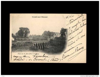 59 - CONDE-SUR-L´ESCAUT - Pont sur la Jars (Porte de Tournay)
