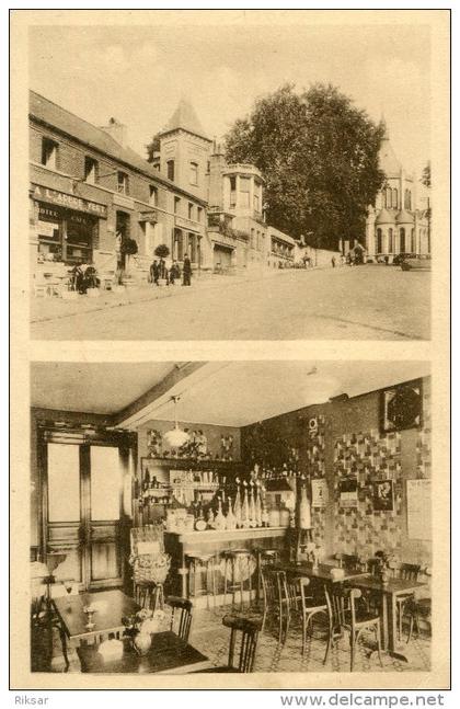 CONDE SUR ESCAUT(NORD) CAFE RESTAURANT L ARBRE VERT