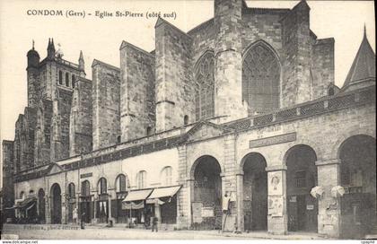 CPA Condom Eglise St Pierre
