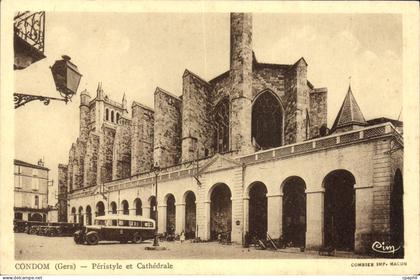 CPA Condom Peristyle Et Cathedrale
