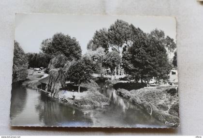 Cpm, Connerre, le camping et l'Huisne, Sarthe 72