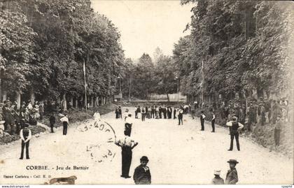 CPA Corbie Jeu de Battoir Jeu de Paume