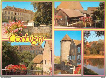 58 - Corbigny - Multivues - CPM - Flamme Postale - Voir Scans Recto-Verso