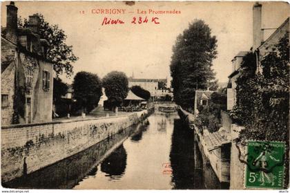 CPA CORBIGNY - Les Promenades (456624)
