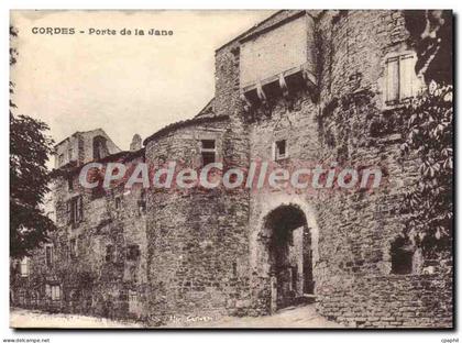 CPA Cordes Porte De la Jane