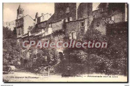 CPA Cordes Promenade Sur La Lice